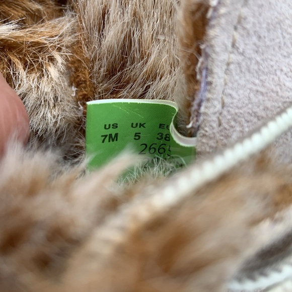 Timberland Faux Fur Fold Down Boots Size 7 - Picture 10 of 10